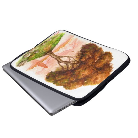 Shifting Seasons Laptopschutzhülle (Vorne Knopf)