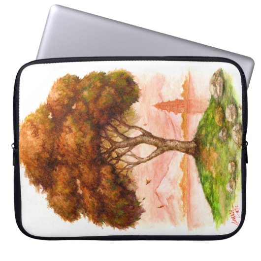 Shifting Seasons Laptopschutzhülle (Vorderseite)