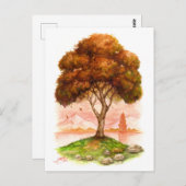 Shifting Seasons Postkarte (Vorne/Hinten)