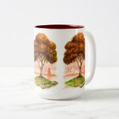 Shifting Seasons Zweifarbige Tasse (VorderseiteRechts)