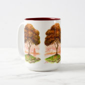 Shifting Seasons Zweifarbige Tasse (Vorderseite Links)