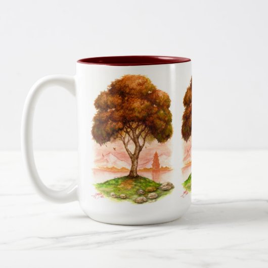 Shifting Seasons Zweifarbige Tasse (Links)