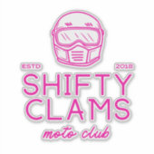 Shifty Clams Vinyl Sticker (Vorderseite)