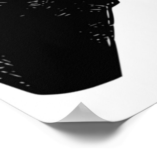 Shigaraki-Pose Poster (Ecke)