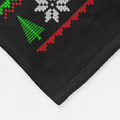 Shih O Ugly Christmas Sweaters Funny Pet Dog Light Fleecedecke (Ecke)