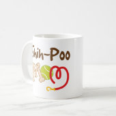 Shih--Poohundezucht-Mama-Geschenk Kaffeetasse (Vorderseite Links)