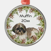 Shih Tsu Circle Ornament (Vorne)