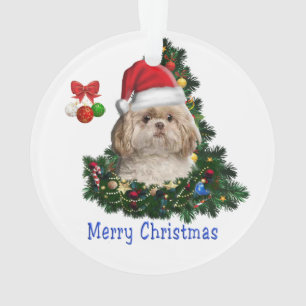 Shih-Tsu-Hund-Weihnachtsartikel Ornament