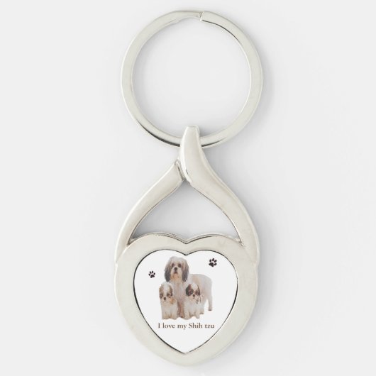 Shih-tsu Schlüsselanhänger (Vorderseite)