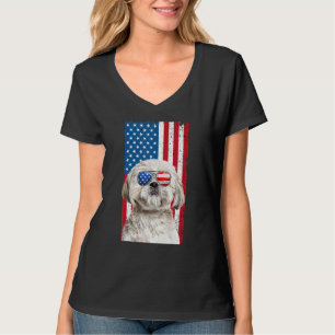 Shih Tzu 4. Juli Für Männer Jungen Kinder Shih Tz T-Shirt