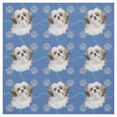 Shih Tzu 4 Stoff (Muster)