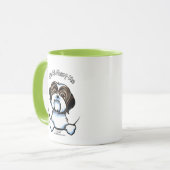 Shih Tzu alles über mich Tasse (Vorderseite Links)