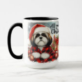 Shih Tzu Alles, was ich für Weihnachten Kaffee Tas Tasse (Links)