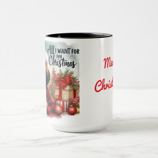 Shih Tzu Alles, was ich für Weihnachten Kaffee Tas Tasse (Zentrum)