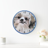 Shih Tzu Art Clock Große Wanduhr (Zuhause)