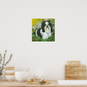 Shih Tzu Art Print auf Leinwand Poster (Küche)