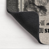 Shih Tzu art, wenn alles Zitat versage Mousepad (Ecke)