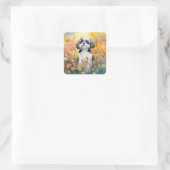 Shih Tzu - Aufkleber zum Umschlag (Tasche)