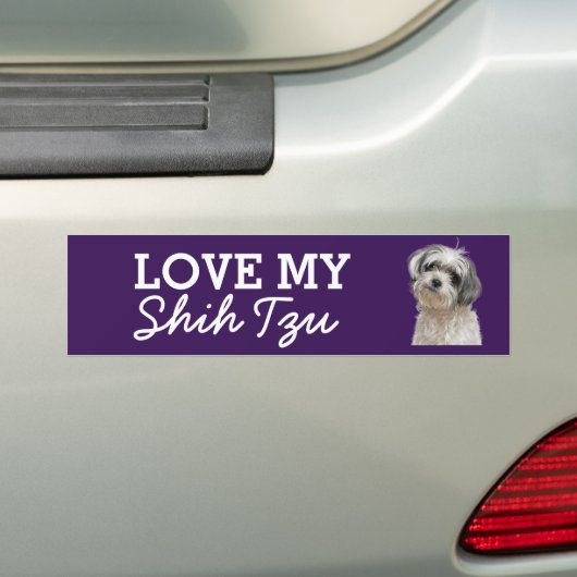 Shih Tzu Autoaufkleber (Auf Auto)