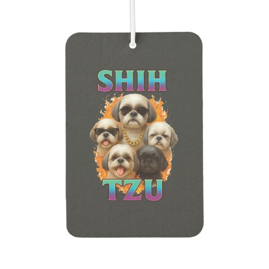 Shih Tzu Autolufterfrischer (Vorderseite)