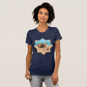 Shih Tzu Beach Tugboat T - Shirt (Vorne ganz)