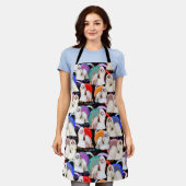 Shih Tzu Beauties All-over Print Schürze (Getragen)