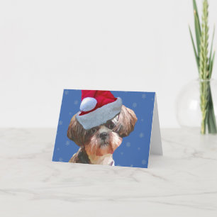 Shih Tzu "Betsy" Christmas Card Feiertagskarte