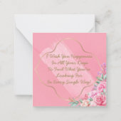 Shih Tzu Birthday Mitteilungskarte (Rückseite)