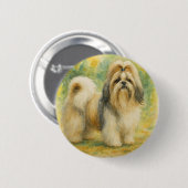 Shih Tzu Button (Vorne & Hinten)