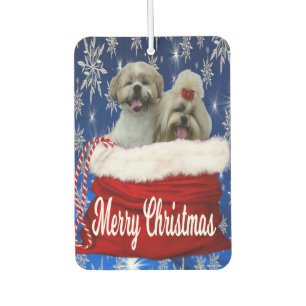 Shih tzu Car Air Freshener/Foto Ihres Hundes hinzu Autolufterfrischer