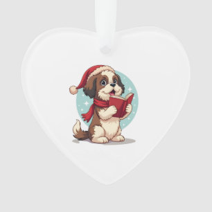 Shih Tzu Carol Sänger Ornament