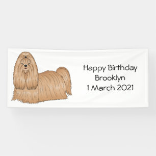 Shih tzu-Cartoon-Illustration Banner