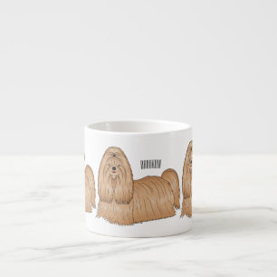 Shih tzu-Cartoon-Illustration Espressotasse