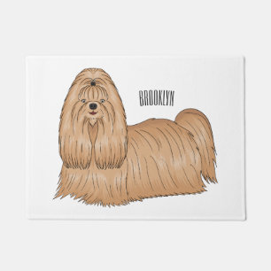 Shih tzu-Cartoon-Illustration Fußmatte