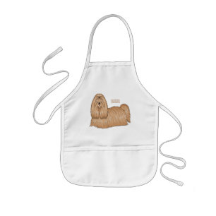 Shih tzu-Cartoon-Illustration Kinderschürze