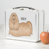 Shih tzu-Cartoon-Illustration Metall Brotdose (Beispiel)
