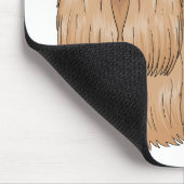 Shih tzu-Cartoon-Illustration Mousepad (Ecke)