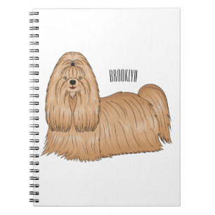 Shih tzu-Cartoon-Illustration Notizblock