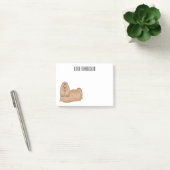 Shih tzu-Cartoon-Illustration Post-it Klebezettel (Büro)