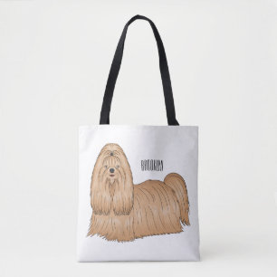 Shih tzu-Cartoon-Illustration Tasche