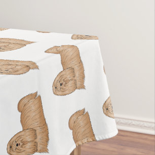 Shih tzu-Cartoon-Illustration Tischdecke