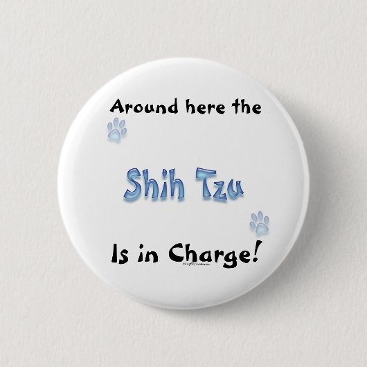 Shih Tzu Charge - Button (Vorderseite)