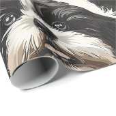 Shih Tzu Charm Wrapping Paper Geschenkpapier (Rolleneckpunkt)