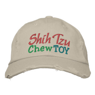 Shih Tzu Chew Toy Cap von SRF Bestickte Baseballkappe
