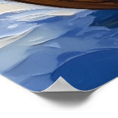 Shih Tzu Christmas Boat Holiday Poster (Ecke)