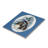 Shih Tzu Christmas Fliese (Seite)