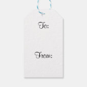 Shih Tzu Christmas Geschenkanhänger (Rückseite)