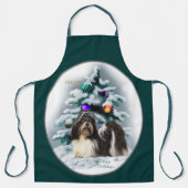Shih Tzu Christmas Geschenke Schürze (Vorderseite)