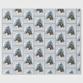 Shih Tzu Christmas Geschenkpapier (Flach)