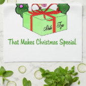 Shih Tzu Christmas Geschirrtuch (Gefaltet)